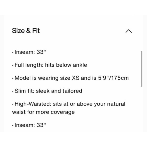 Nike Skims Matte Slim Flare Legging obsidian Size Small - NEW WITH TAGS - Picture 5 of 8